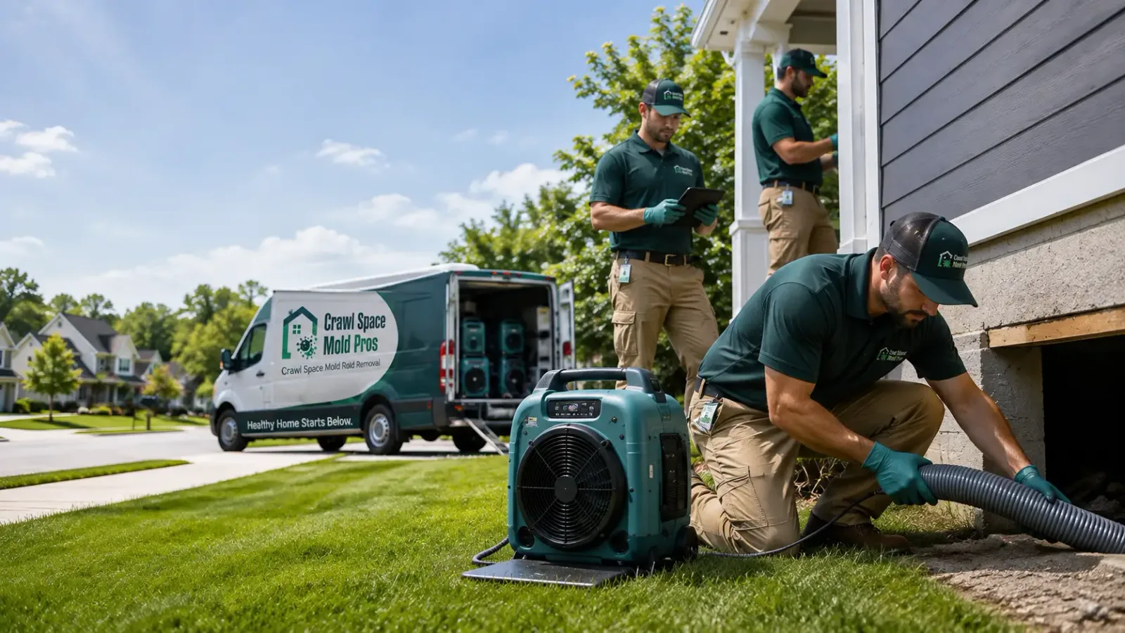 Crawl Space Mold Removal in Underwood, MN